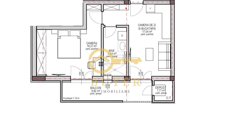 Apartament cu 2 camere in Sibiu - bloc nou, cu lift - Poză 4
