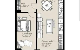 Apartament cu 2 camere in Sopor - Poză 3