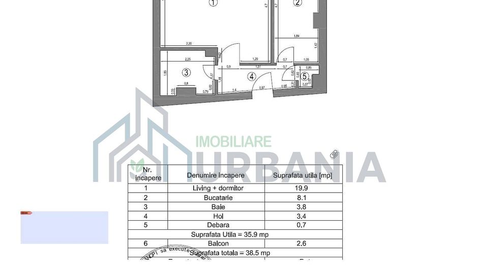 Apartament 1 cameră, etaj 1, zona Kaufland Păcurari, Iași - Poză 8