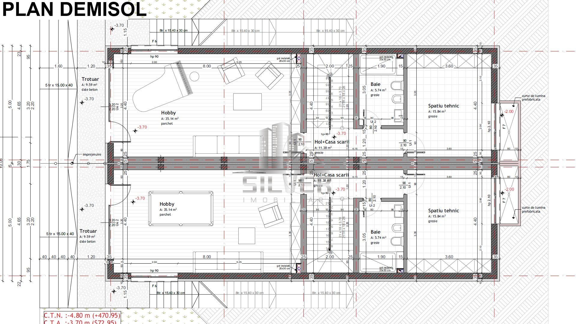 Casă tip duplex, impresionantă pe 4 Niveluri cu Panorama Deosebită - Poză 4