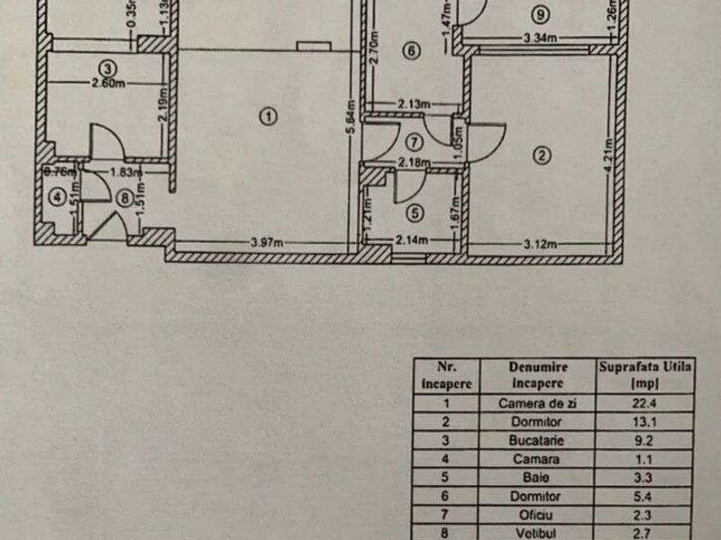 GIULESTI - Crangasi | 2 camere + birou 63mp la 1000 euro/mp - Poză 18
