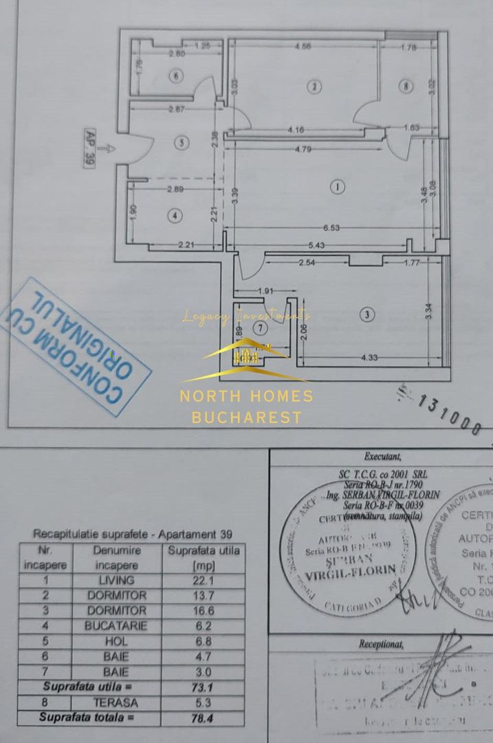 Apartament 3 camere, 2 bai si terasa in Complex Atria - Poză 13