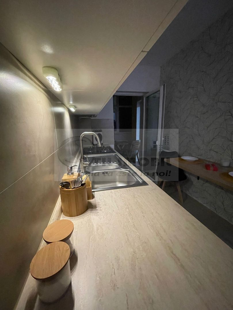 Apartament 1 camera, decomandat, Bucium, bloc 2013 mobilat modern - Poză 9