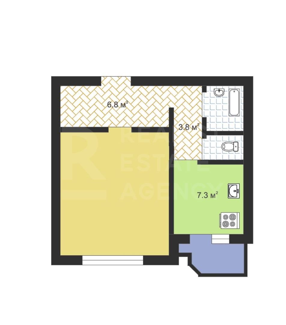 Vânzare, apartament, 2 camere, str.  Grădina Botanică, Botanica - Poză 7