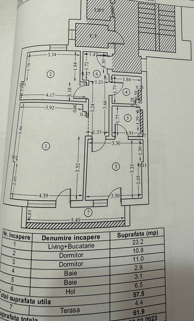 APARTAMENT 3 CAMERE | BLOC NOU | HERASTRAU - Schiță 11