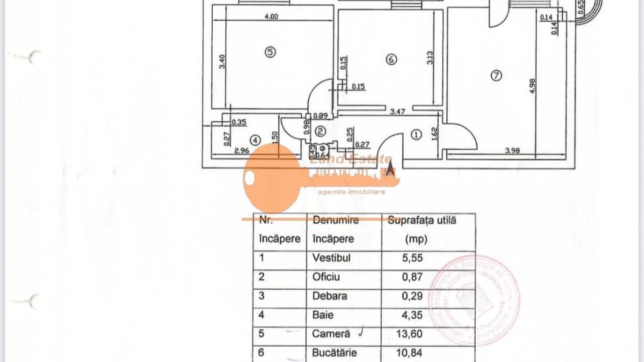 2 camere Dumbrava Noua-1985-renovat - Schiță 6