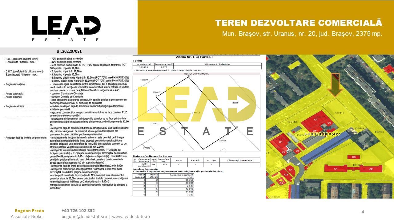 OPORTUNITATE INVESTIȚIE TEREN DEZVOLTARE COMERCIALĂ/RETAIL PARK - Poză 1