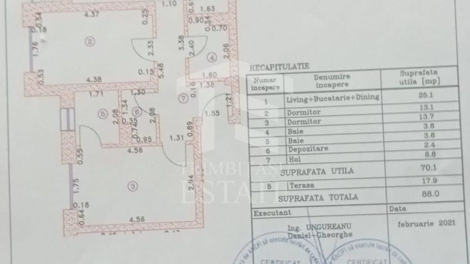 Apartament 3 camere Central District Fizicienilor Camil Ressu I.O.R. - Schiță 30