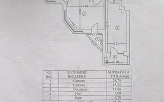 AP. 2 CAMERE HERASTRAU, LOC PARCARE, BLOC NOU, MASINA SPALAT VASE - Schiță 9