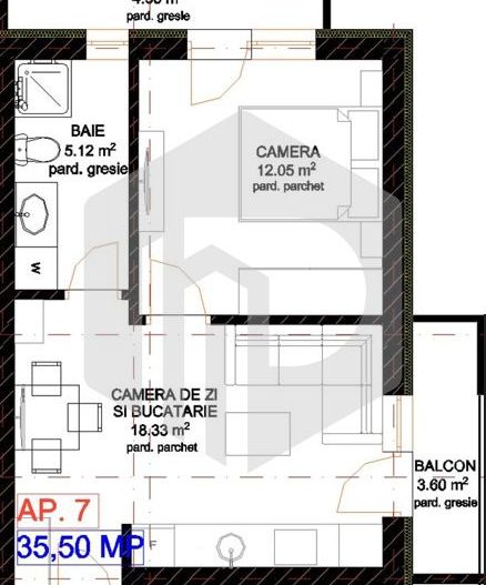Apartament 2 camere - Rahovei- Etaj 3 | Balcoan - Dedeman - Poză 2