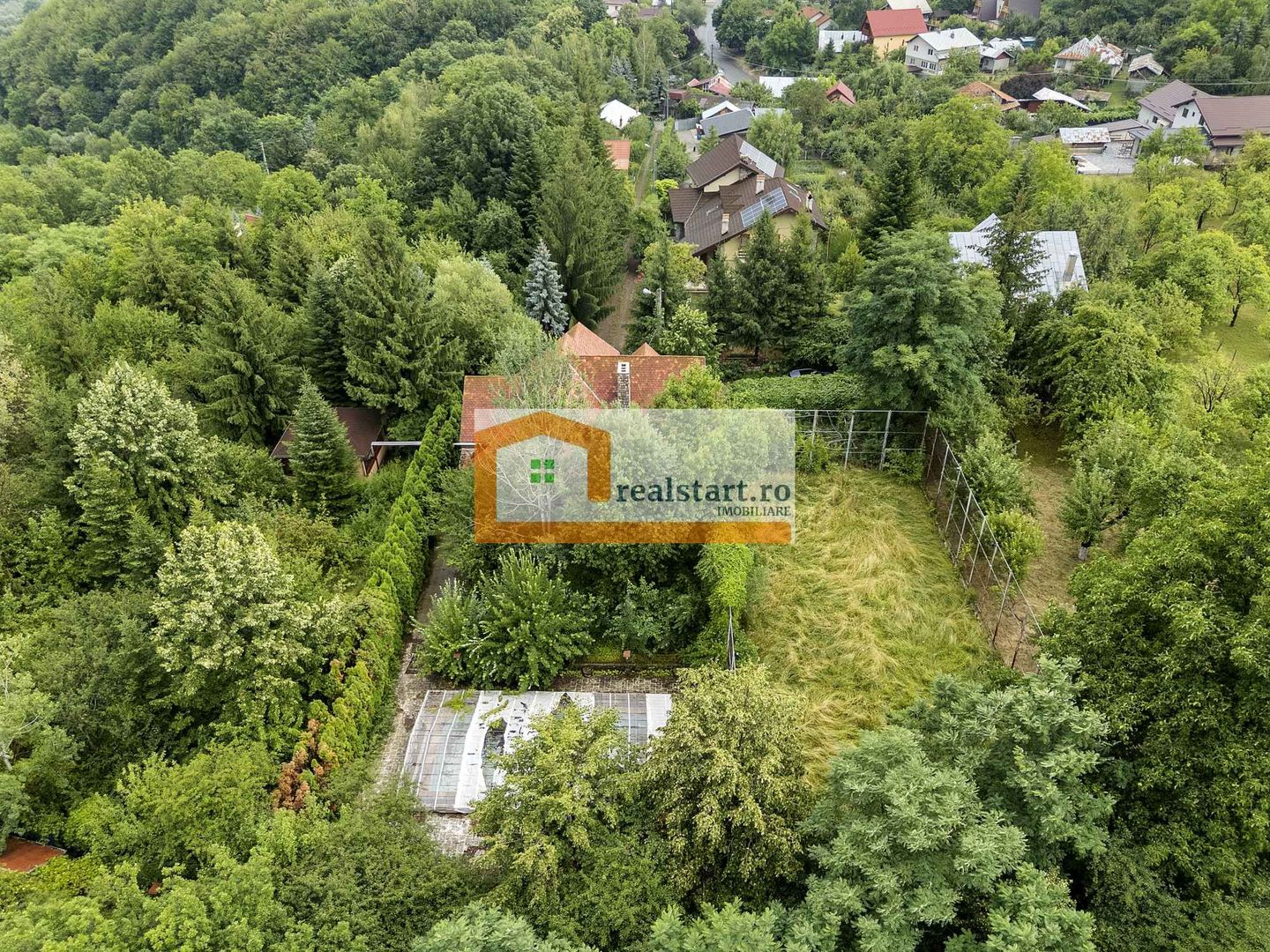 Vedere directa la Padure, 5000mp teren, Vila D+P+1E+M, semineu, foisor - Poză 48