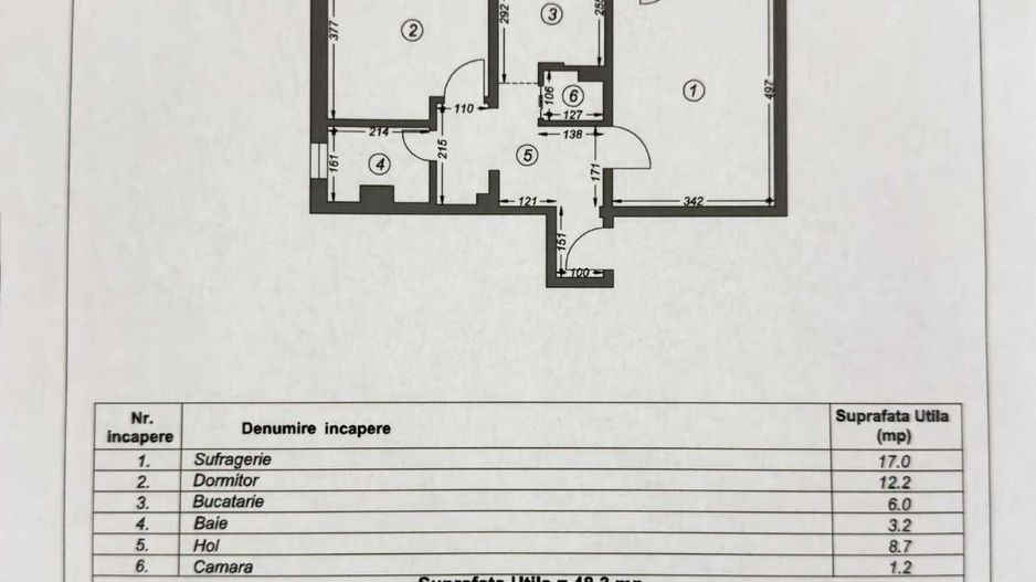 Apartament 2 camere decomandat, renovat,mobilat,utilat,centrala - Poză 5