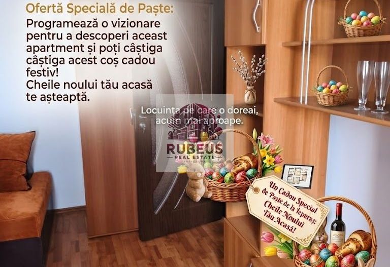 Garsonieră eficientă cu balcon, gata de locuit, Veteranilor - Poză 1