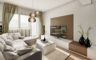 Locuinta cu 3 camere si balcon, imobil premium, Popesti-Leordeni, metrou Berceni - Poză 1