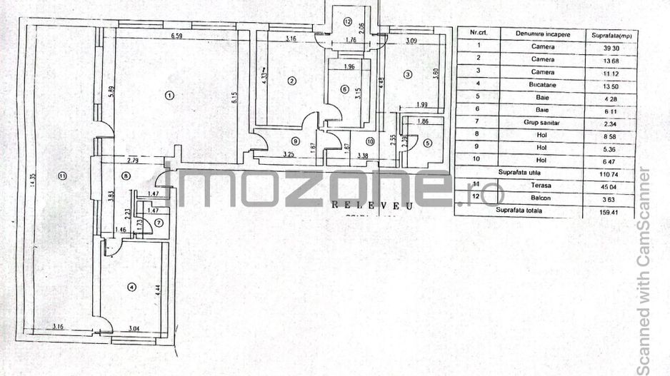 DE INCHIRIAT - PENTHOUSE-MILITARI-3 CAMERE CU TERASA DEOSEBITA 50MP,  NEMOBILAT - Poză 5
