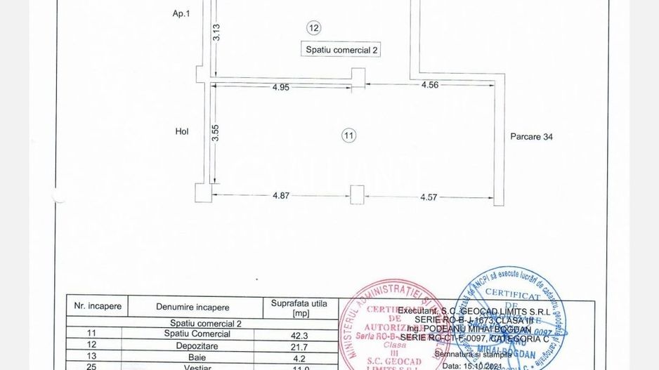 Spatiu comercial 75mp, vitrina stradala 12 m - (COD10) TOMIS NORD - Poză 11