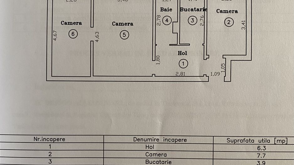 Comision 0% | Apartament 3 Camere | Etaj 1 | Sagului/ Liviu Rebreanu - Poză 12