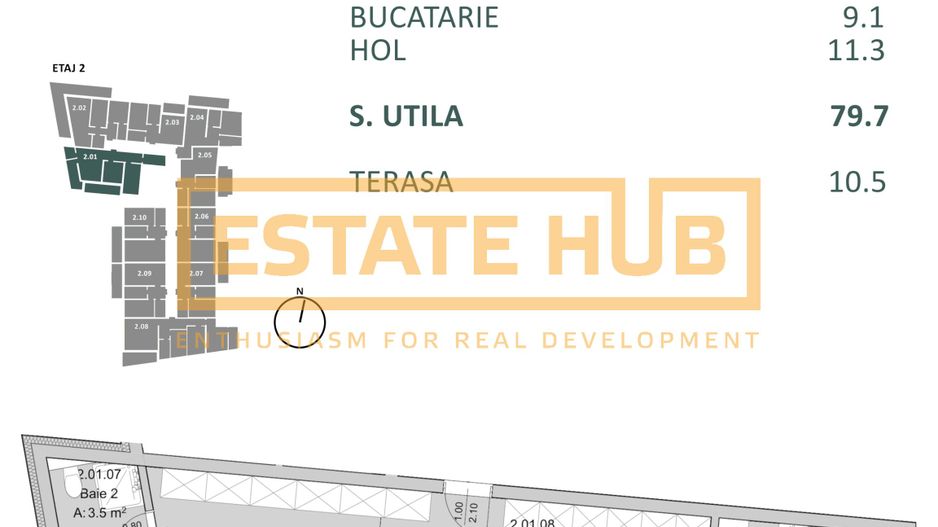 Apartament nou 3 camere BRD Mărăști | Comision 0% - Poză 2