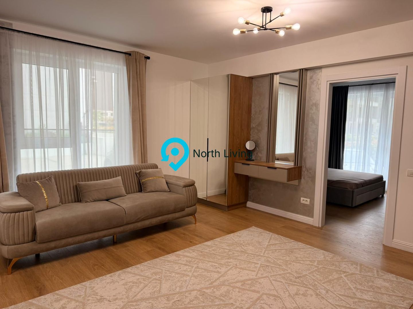 Apartament 3 Camere | Mobilat Utilat | Complex nou | Paza 24/7 - Poză 1