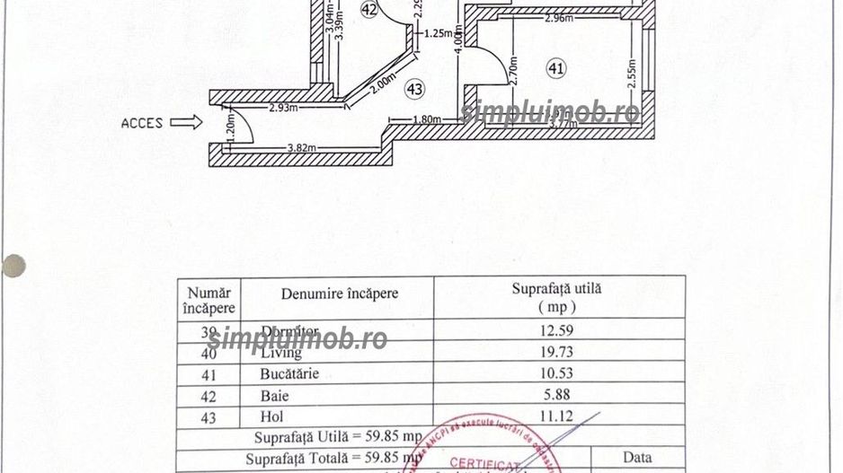 2 Camere Demisol inalt si luminos | 60 mp | Păcii - Loc de Parcare - Poză 11