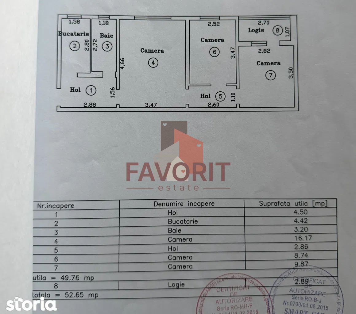 Apartament 3 camere | Etaj 2 | Zona Dacia - Poză 8