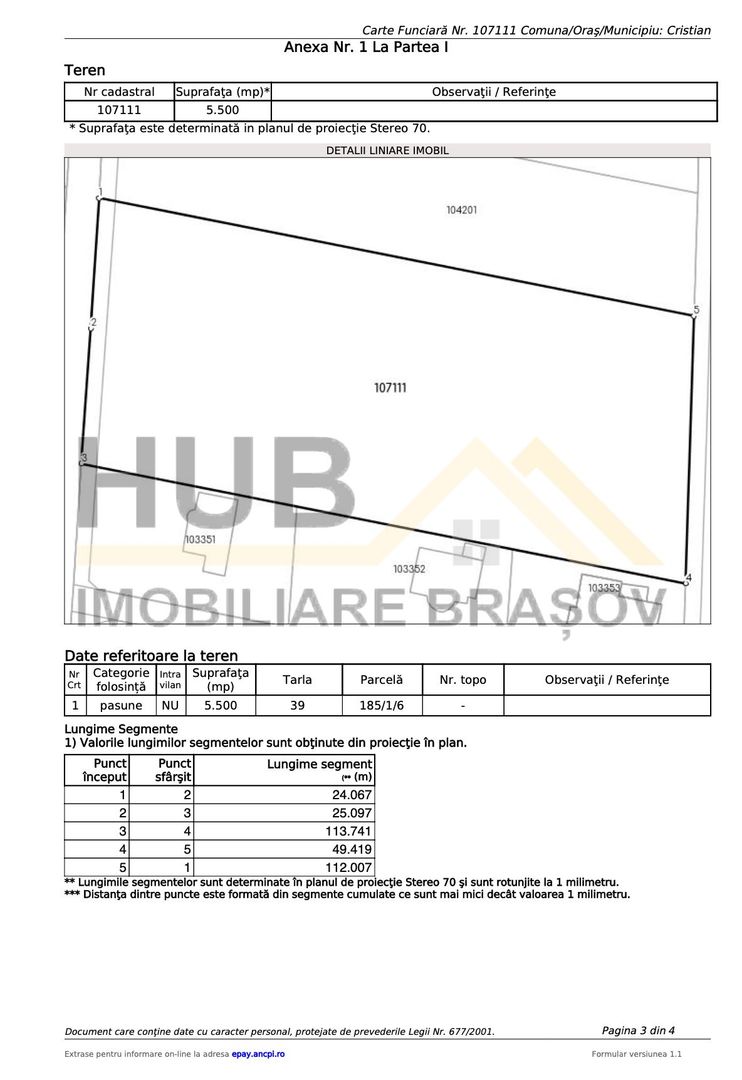 De vanzare Teren Cristian | PUZ Aprobat | Utilitati | 5.358mp - Poză 14