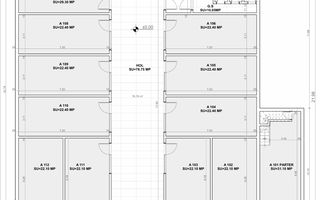 SPATIU COMERCIAL | 760 MP | P+1 | 24 INCAPERI | 380 MP PE ETAJ - Schiță 8