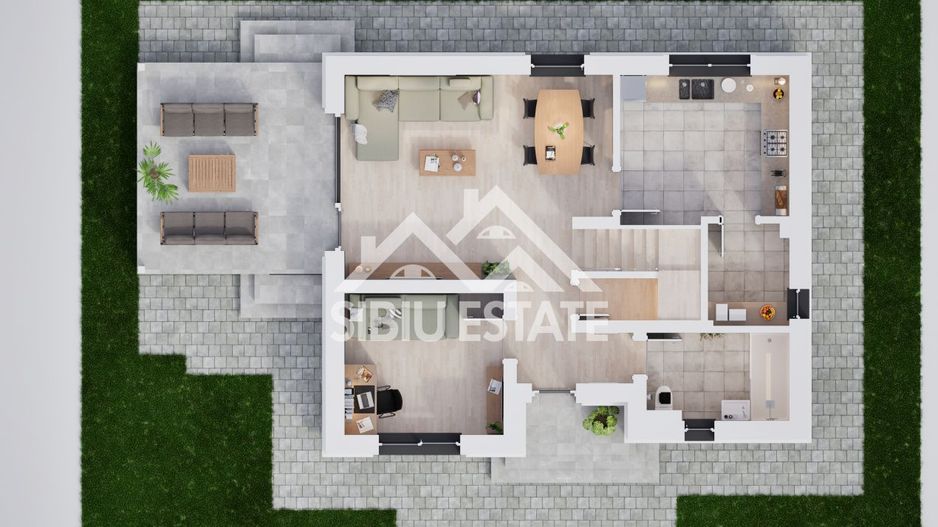 Casă individuală, grădină generoasă- spațiu, lumină și funcționalitate - Poză 3