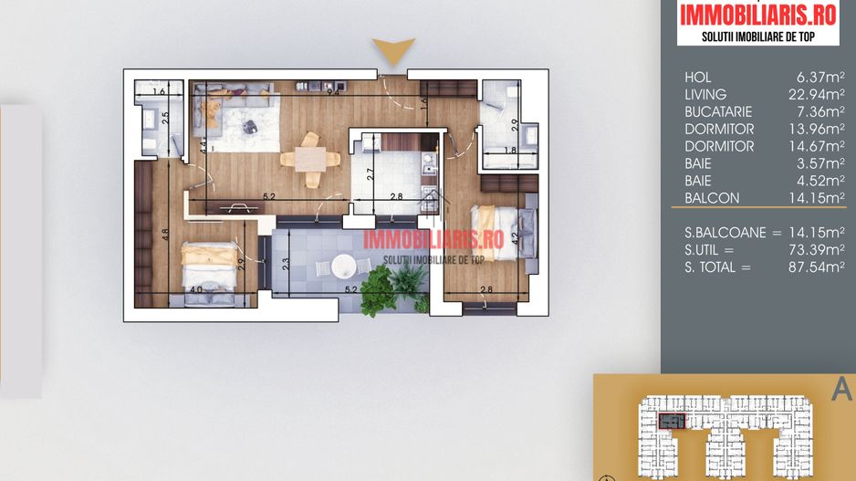 Metrou N. Teclu 7 minute, Finisaje Premium la alegere, Dezvoltator - Poză 2