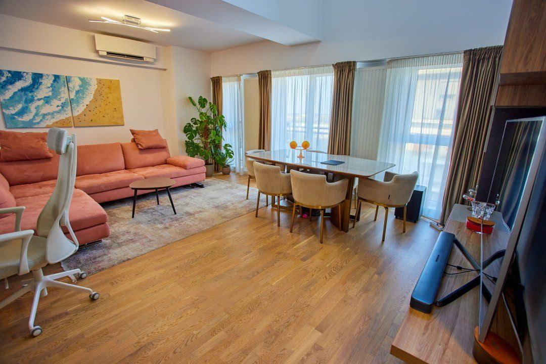 Penthouse duplex luminos, mobilat, 2 locuri parcare+boxa. - Poză 1