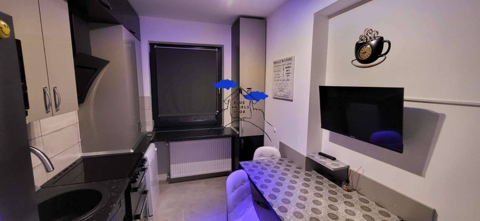 Garsonieră spațioasă de închiriat – 48 mp + terasă - Poză 3