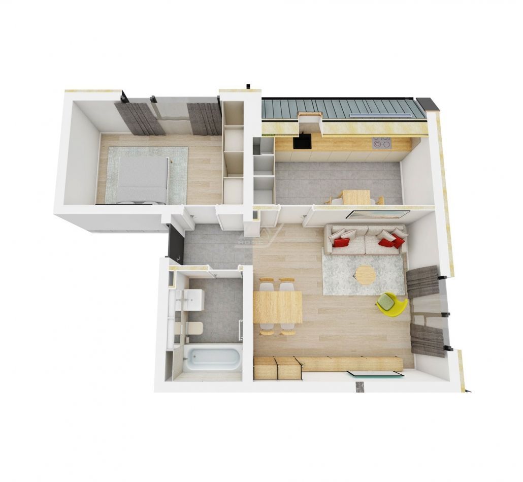 Bloc finalizat. LIFT. Loc de parcare. - Poză 8