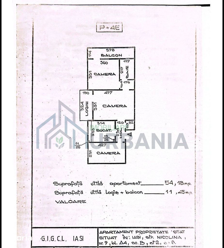 Apartament 3 camere, Podu Roș, Iași - de renovat - Poză 2