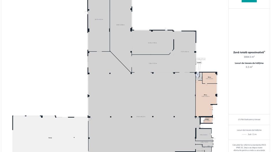 Hală de producție, cu birouri și teren, în Sebiș - Poză 11