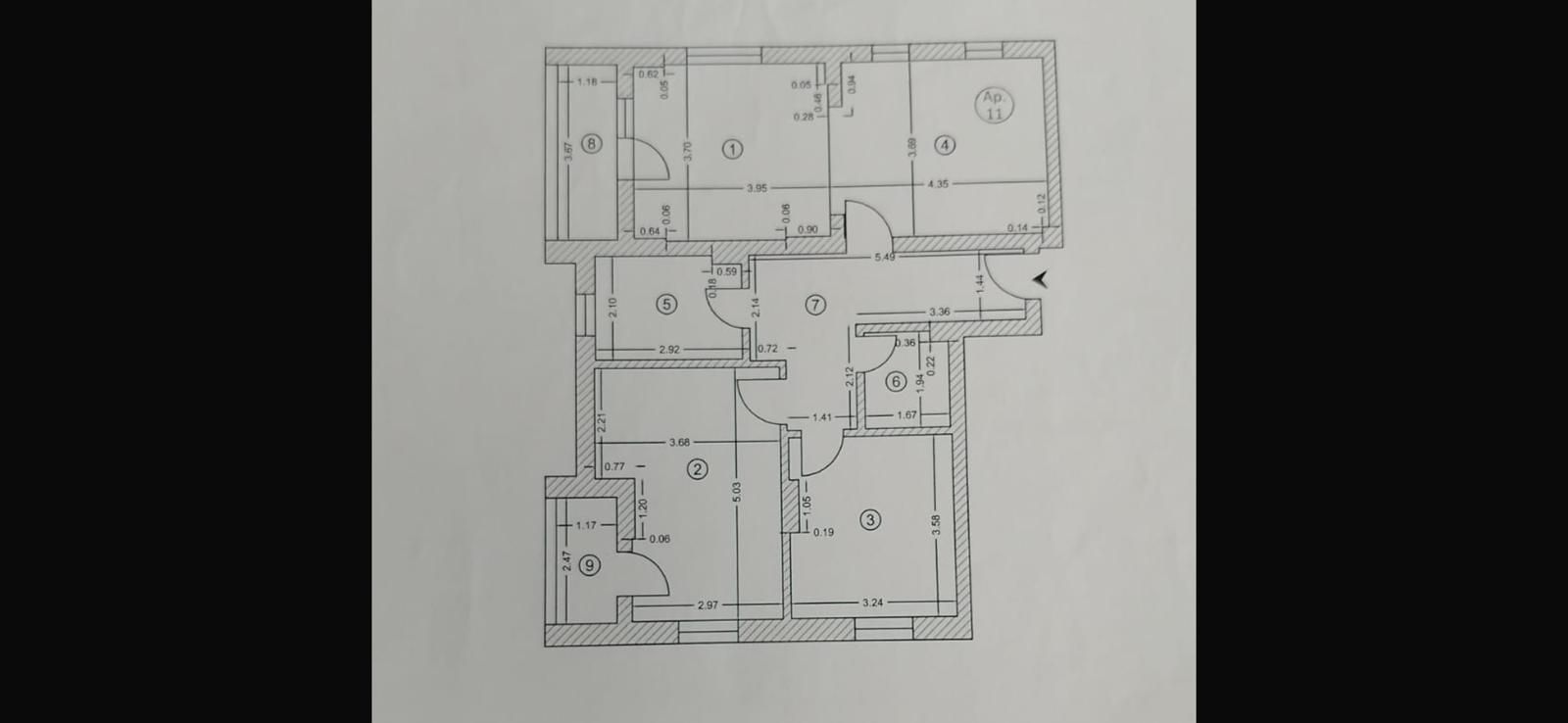Apartament 3 Camere Mobilat si Utilat langa Metrou D.Leonida - Poză 16