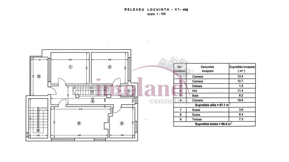 Imobil office | locuinta - Piata Floreasca-Parcul Cinema Floreasca - Schiță 45