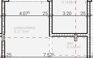 Apartament de vanzare 2 camere 57mp 2550 EUR-MP - Schiță 13