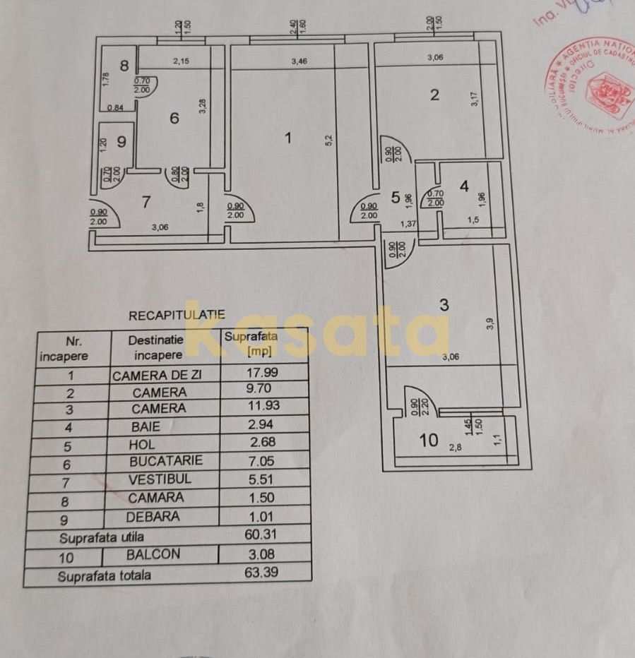 3 camere I Valea Ialomitei I 6 min Metrou Ct Brancusi I 63mp - Poză 12