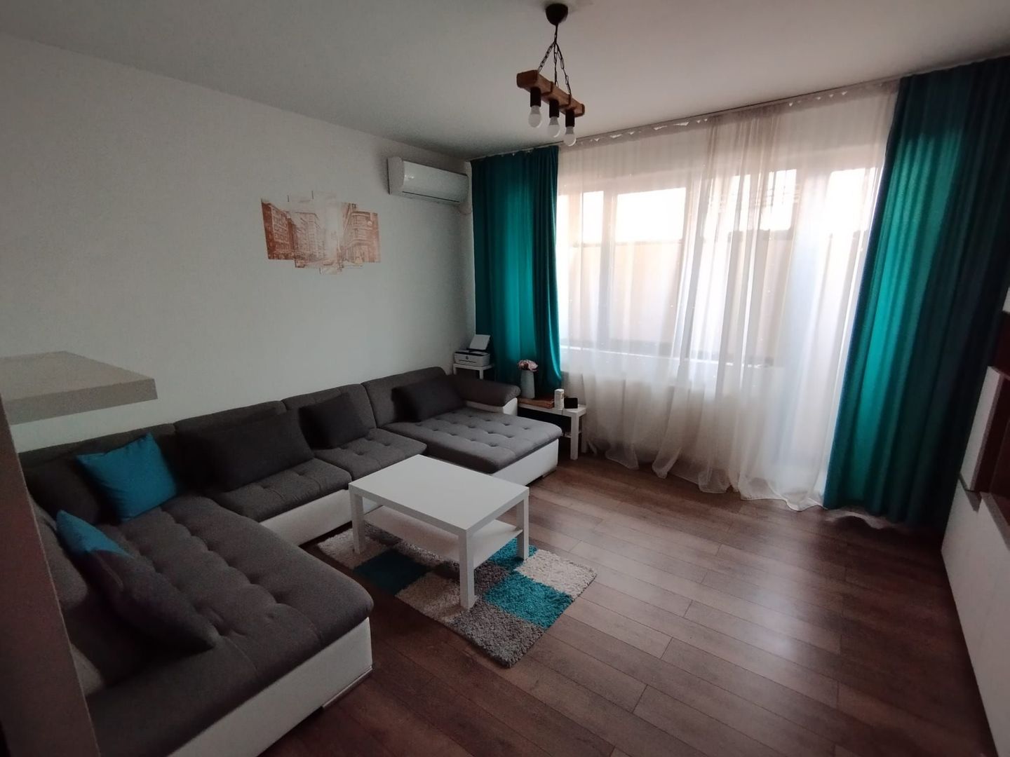 3 Camere Demisol 2 Balcoane Mobilat | Apusului Residential 2014 - Poză 2
