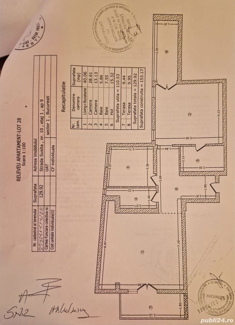 Apartament 3 camere 153 mpc finisaje premium mobilat si utilat in zona de nord - Poză 10