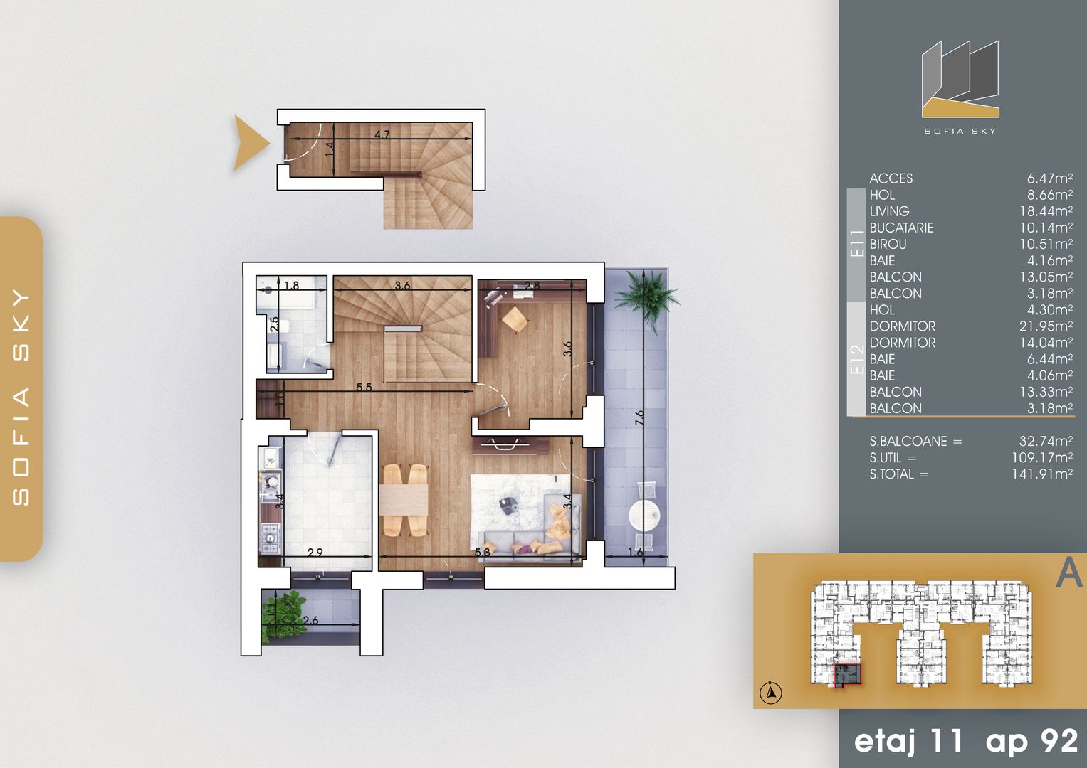 4 camere  duplex Finalizare Rapida -  Titan Pallady  7 min Metrou N Teclu - Schiță 10