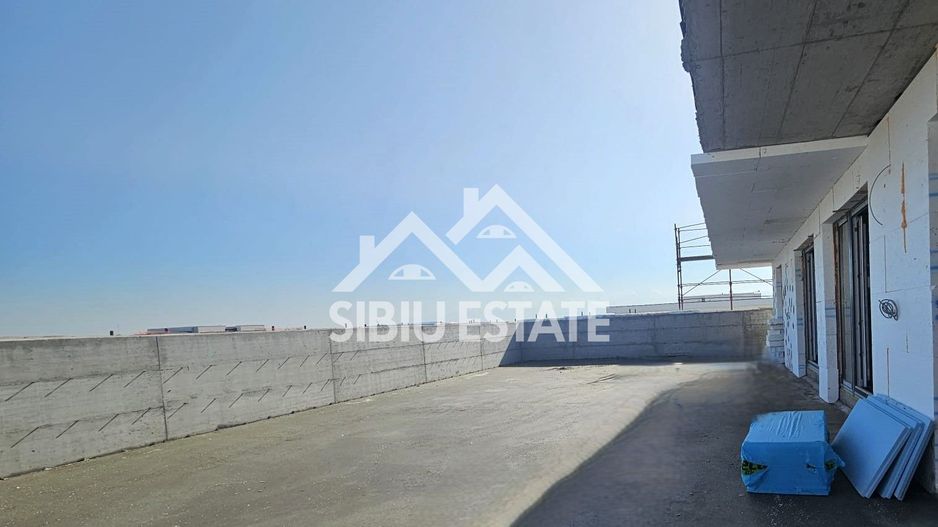 Penthouse Sibiu 4 camere, 2 bai terasa mare vedere panoramica - Poză 8