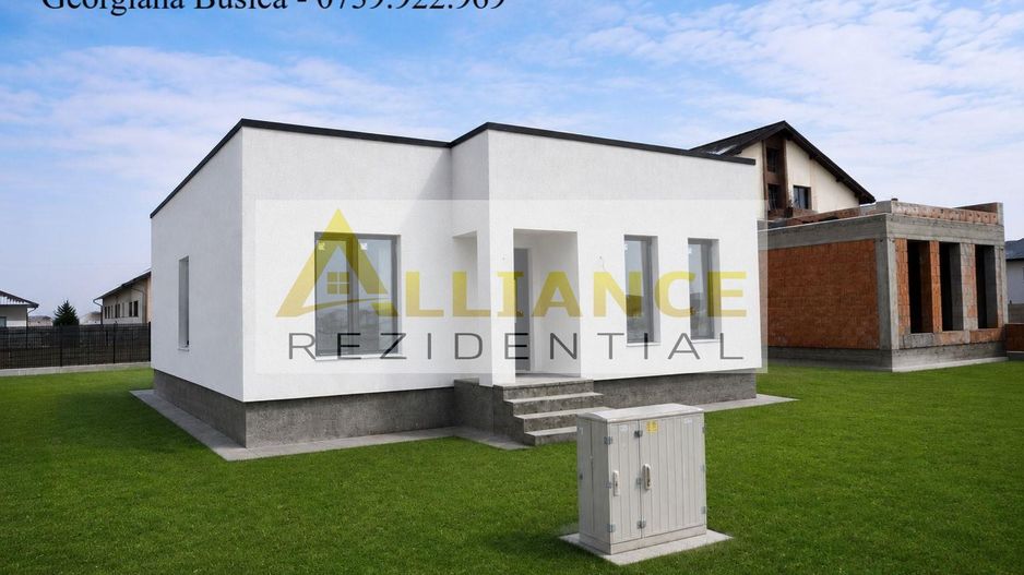 Casa individuala ||4 camere 2 bai || teren 307mp || - Poză 1