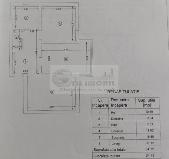 Apartament 2 camere Cris Estate- Bucium -110.000 euro - Poză 12