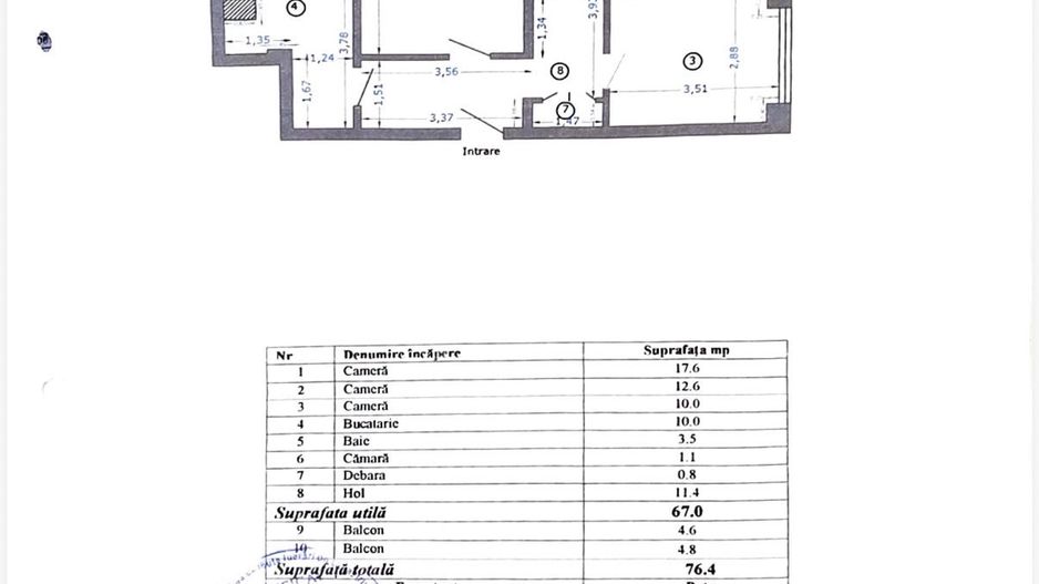 Apartament 3 camere Lacul Tei Doamna Ghica - Schiță 29