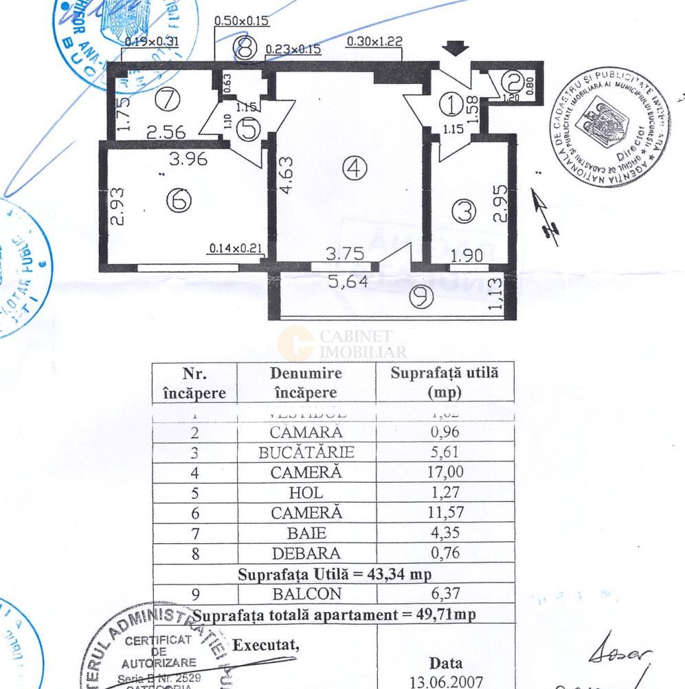 2 camere |  Cismigiu  | Balcon deschis  | Creditabil - Poză 23