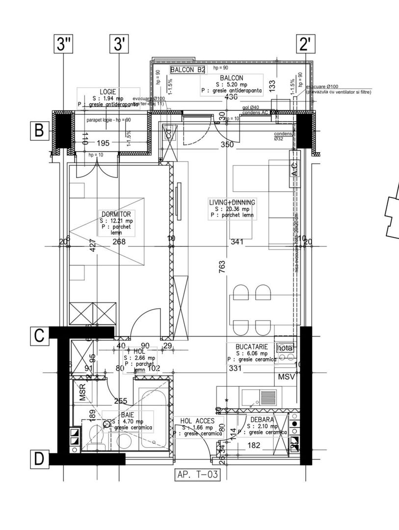 Apartament cu 2 camere, 55 mp, loc de parcare inclus - Poză 7