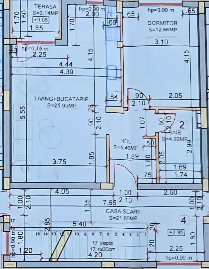 FINALIZAT 2cam.+parcare inclusa Popesti Primarie 65500 E - Poză 8