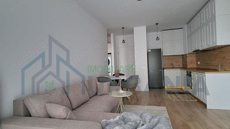 Apartament 2 camere open space, mobilat, utilat, cu aer condiționat și loc de parcare – Silk District, Iași - Poză 1