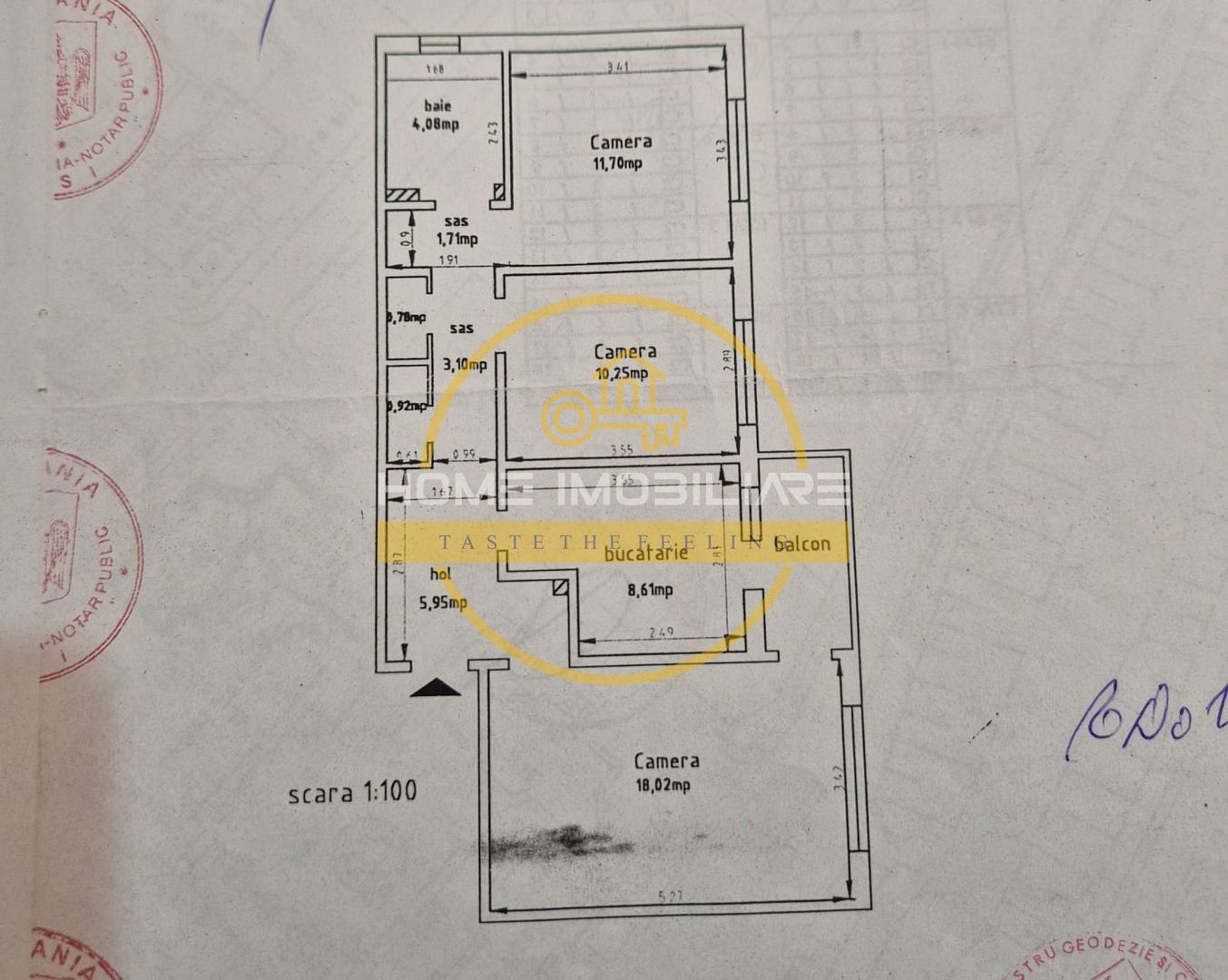 Etaj 2 Apartament 3 Camere Decomandat Pizza Nico - Poză 11